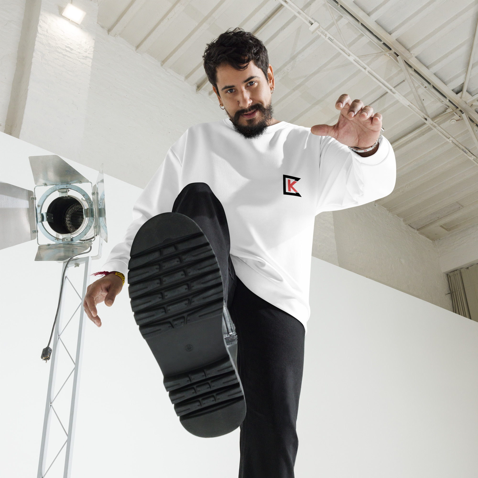 all over print unisex sweatshirt white front 641fb9d5d199f